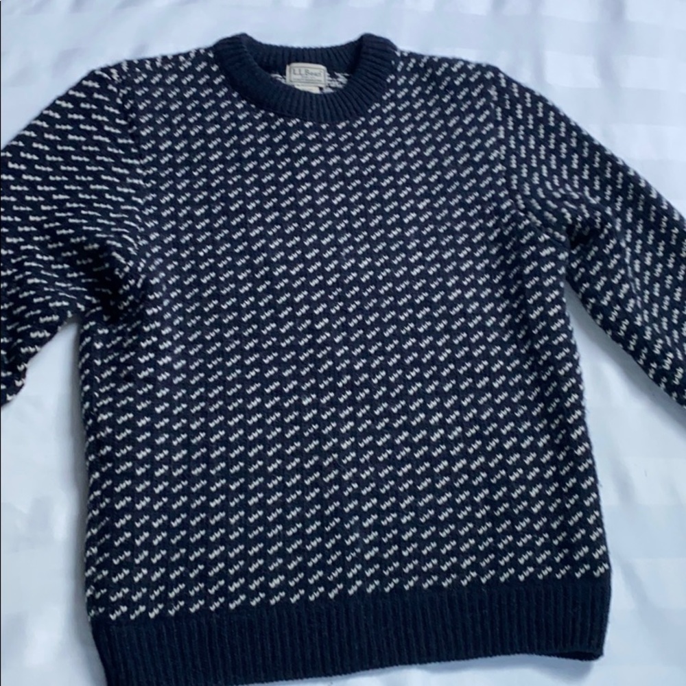 L.L. Bean Small Norwegian Fisherman Sweater